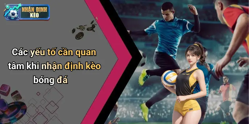 Các yếu tố cần quan tâm khi nhận định kèo bóng đá