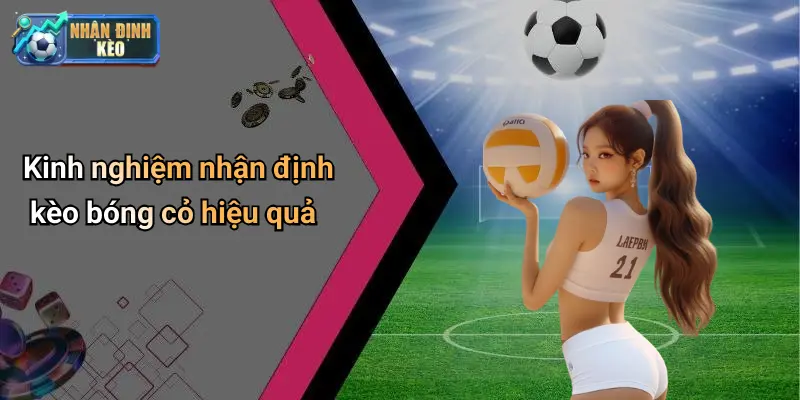 Kinh nghiệm nhận định kèo bóng cỏ hiệu quả