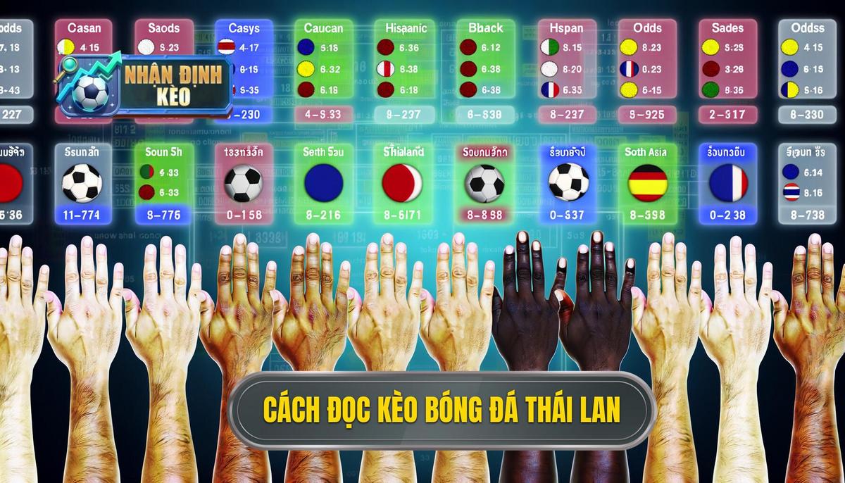 Cách đọc kèo bóng đá theo tỷ lệ Thái Lan