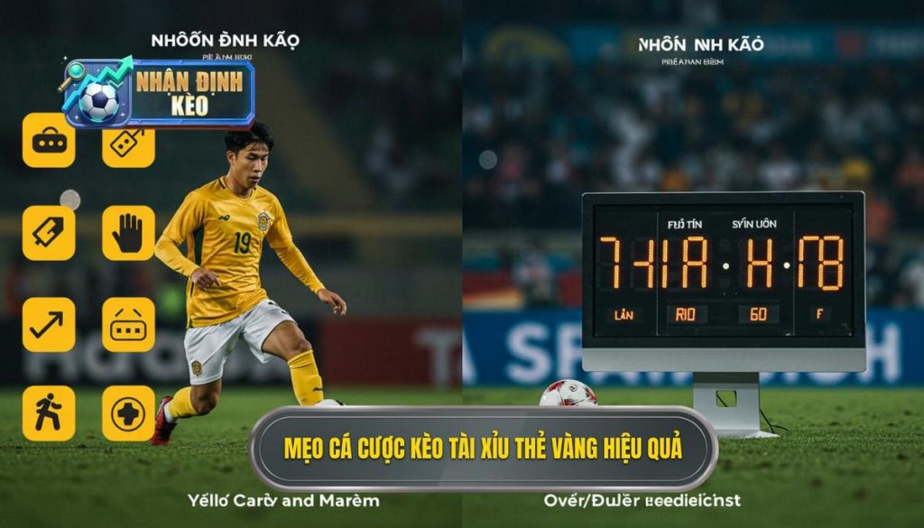 Mẹo cá cược kèo tài xỉu thẻ vàng hiệu quả