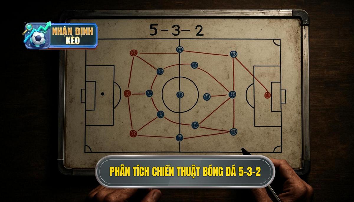 Phân Tích Chuyên Sâu Cách Vận Hành Của Chiến thuật bóng đá 5-3-2