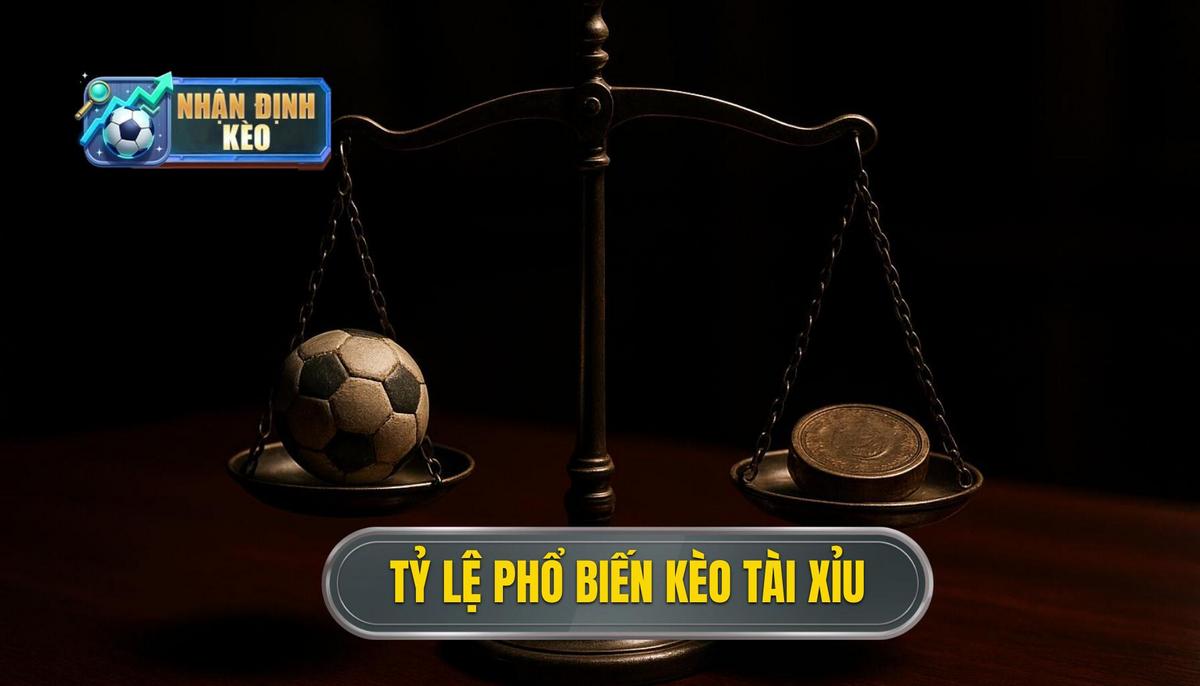 Các mốc tỷ lệ phổ biến khi chơi kèo tài xỉu cả trận