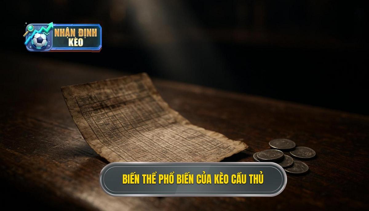 Khám phá các biến thể phổ biến của kèo cầu thủ ghi bàn