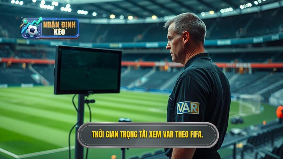 1. Thời gian trọng tài xem VAR theo FIFA.
