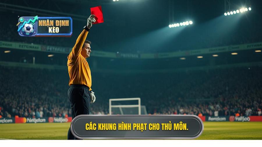 2. Các khung hình phạt cho thủ môn.