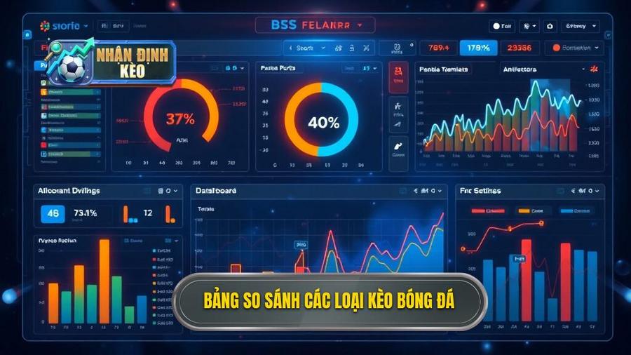 Bảng so sánh các loại kèo phổ biến trong nhận định