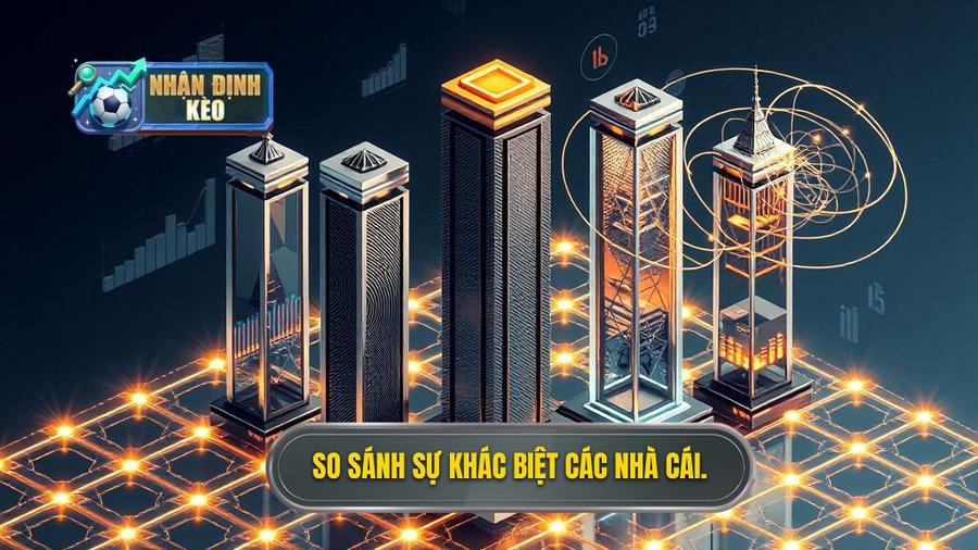 3. So sánh sự khác biệt các nhà cái.