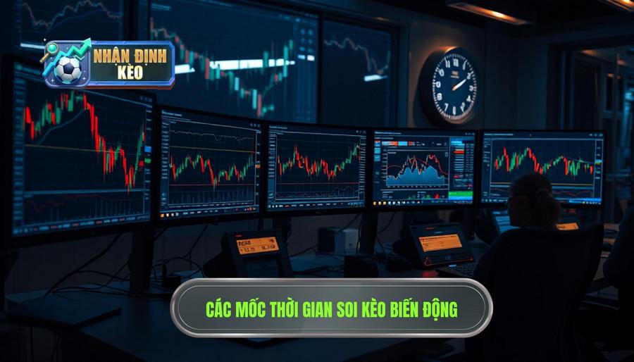 Các mốc thời gian quan trọng để nhận định biến động kèo